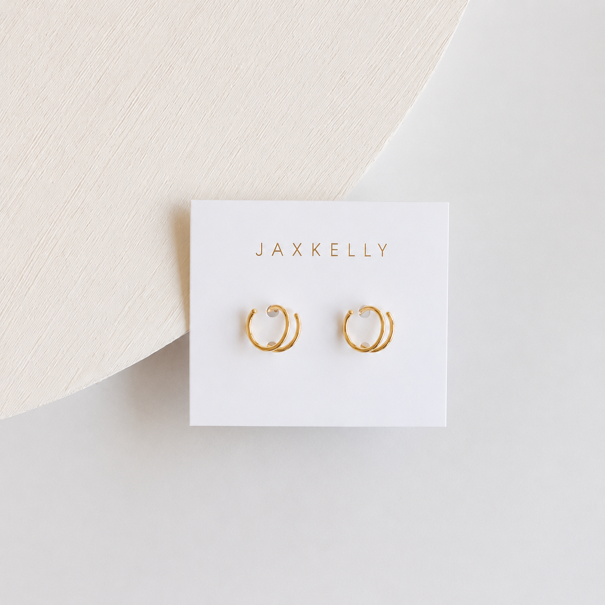 Minimalist - Spiral - Gold Earrings