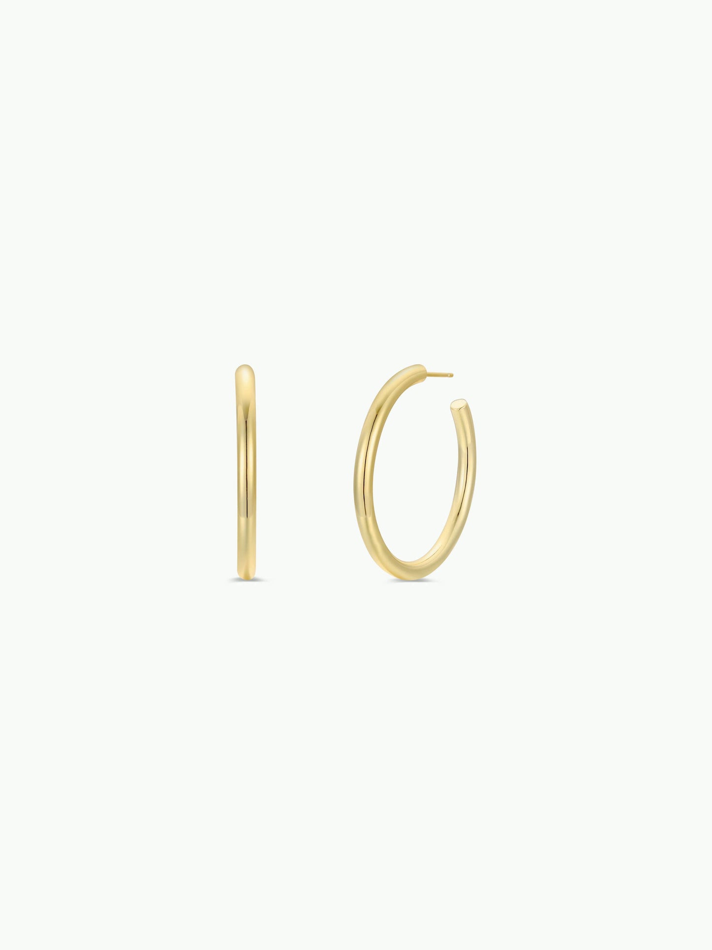 Everyday Gold Hoop Earrings - Large