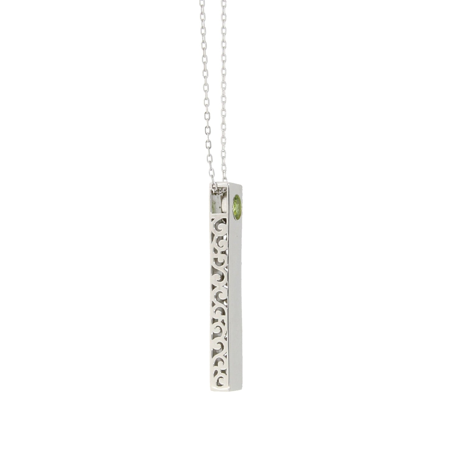 Peridot Fashion Pendants Sterling Silver