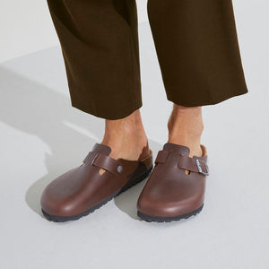 Boston Leather-Regular Footbed
