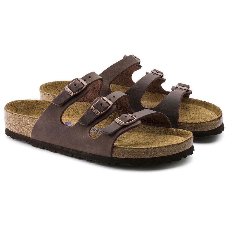 CLEARANCE - Birkenstock - Florida - Oiled Leather - Soft Footbed - Regular Fit